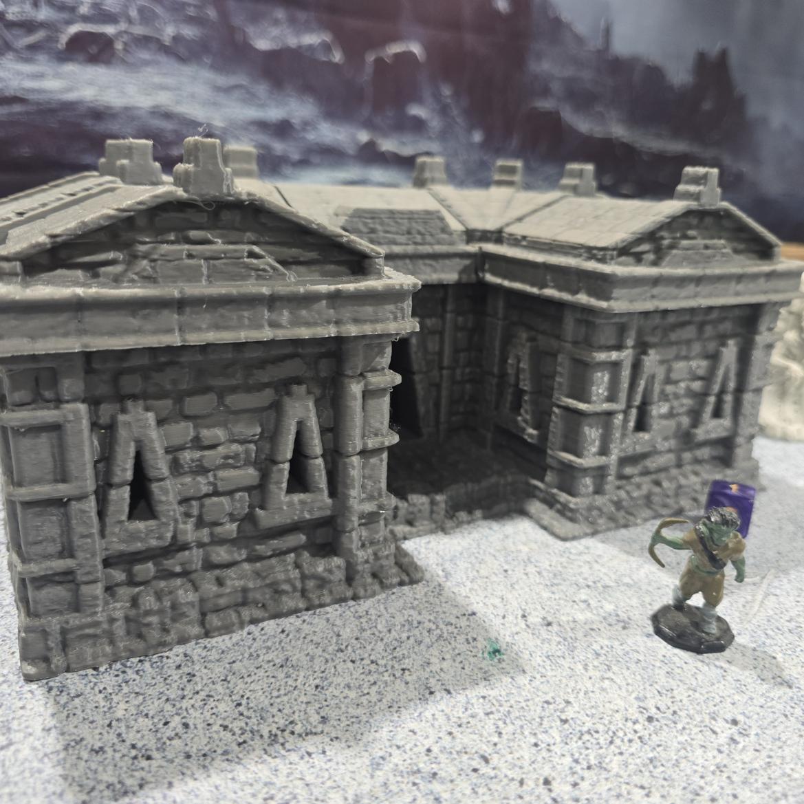 Inca Building 7: Inca-Inspired Temple, Tabletop Terrain for Historical and Fantasy RPGs