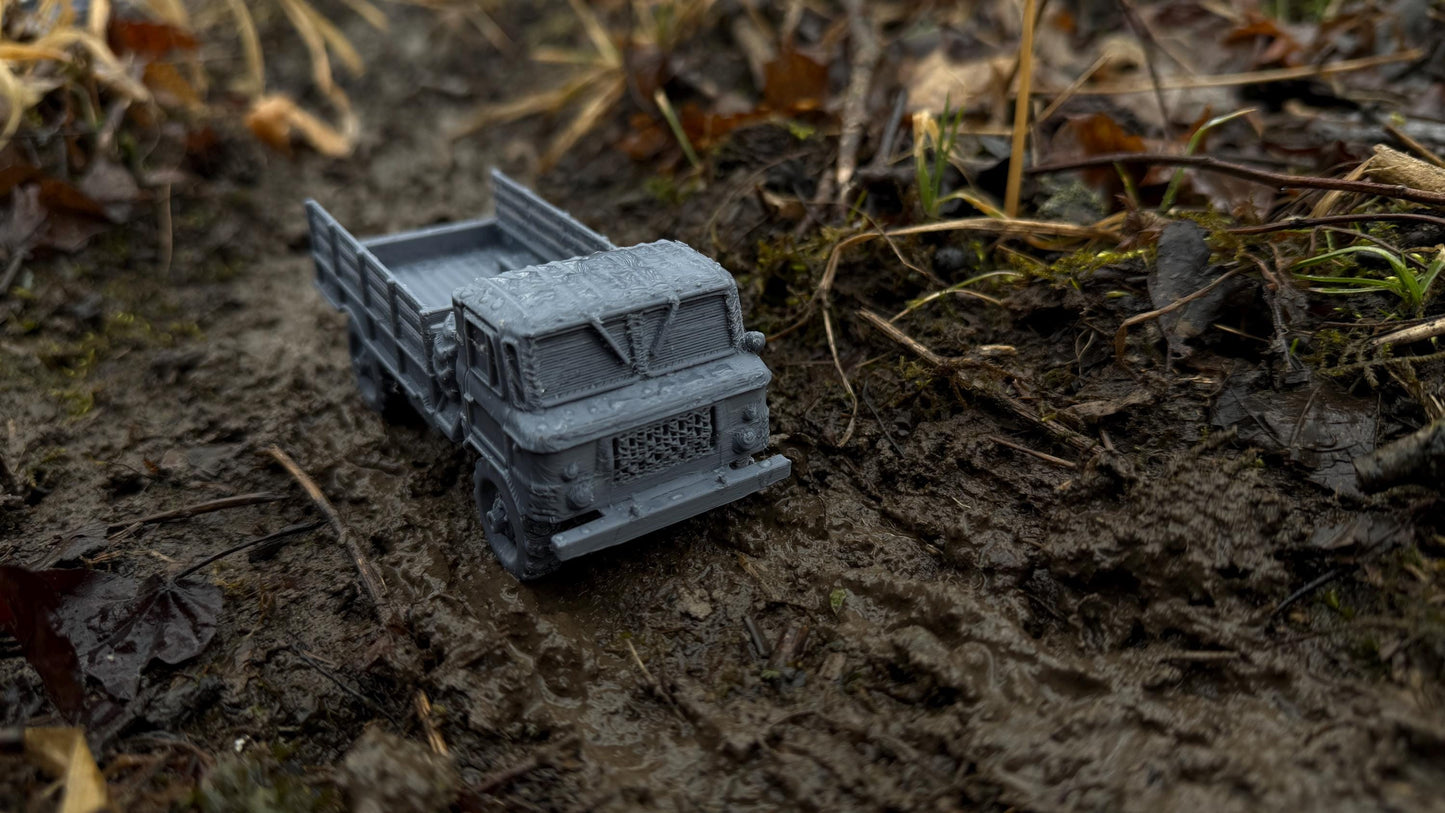 GAZ 66 open back, truck, soviet Era, Russian, Post War, cold war, tabletop gaming, tabletop terrain