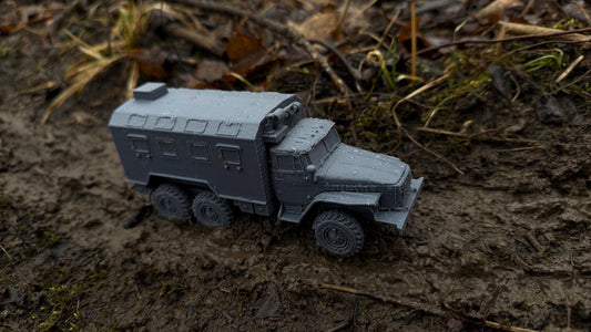 Ural 4320, KUNG, Truck, Soviet Era, Post War, cold war, tabletop gaming, tabletop terrain