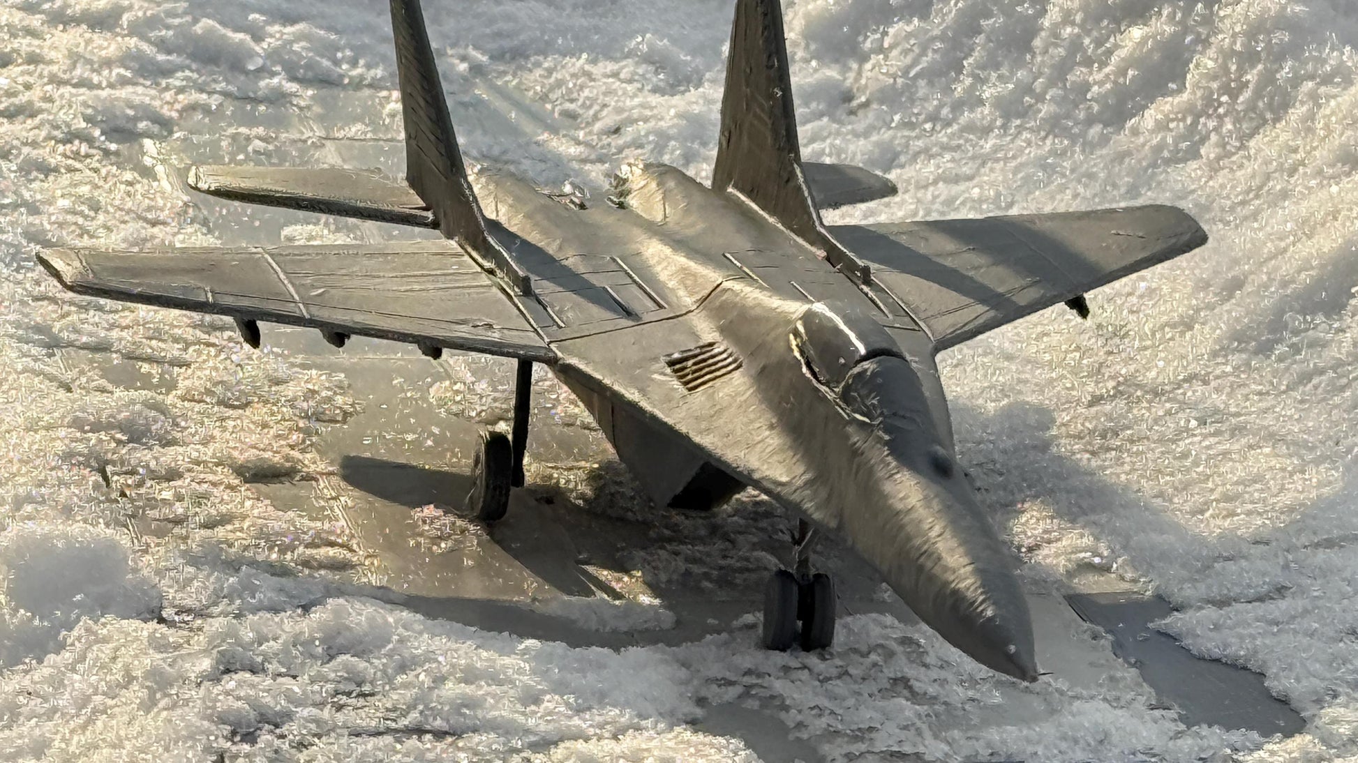 MIG-29, Mikoyan Gurevich, Soviet Jet, Modern warfare, Tabletop terrain, Cold war,