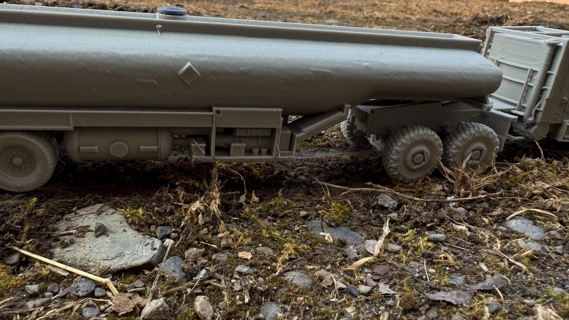 M970 Trailer ONLY, Tanker trailer, Trailer, Truck, Modern warfare, Tabletop terrain, WW2, Modern tank,