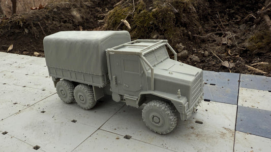MTVR, Short Covered, Medium tactical vehicle replacement, Truck, Modern warfare, Tabletop terrain, WW2, Modern tank,