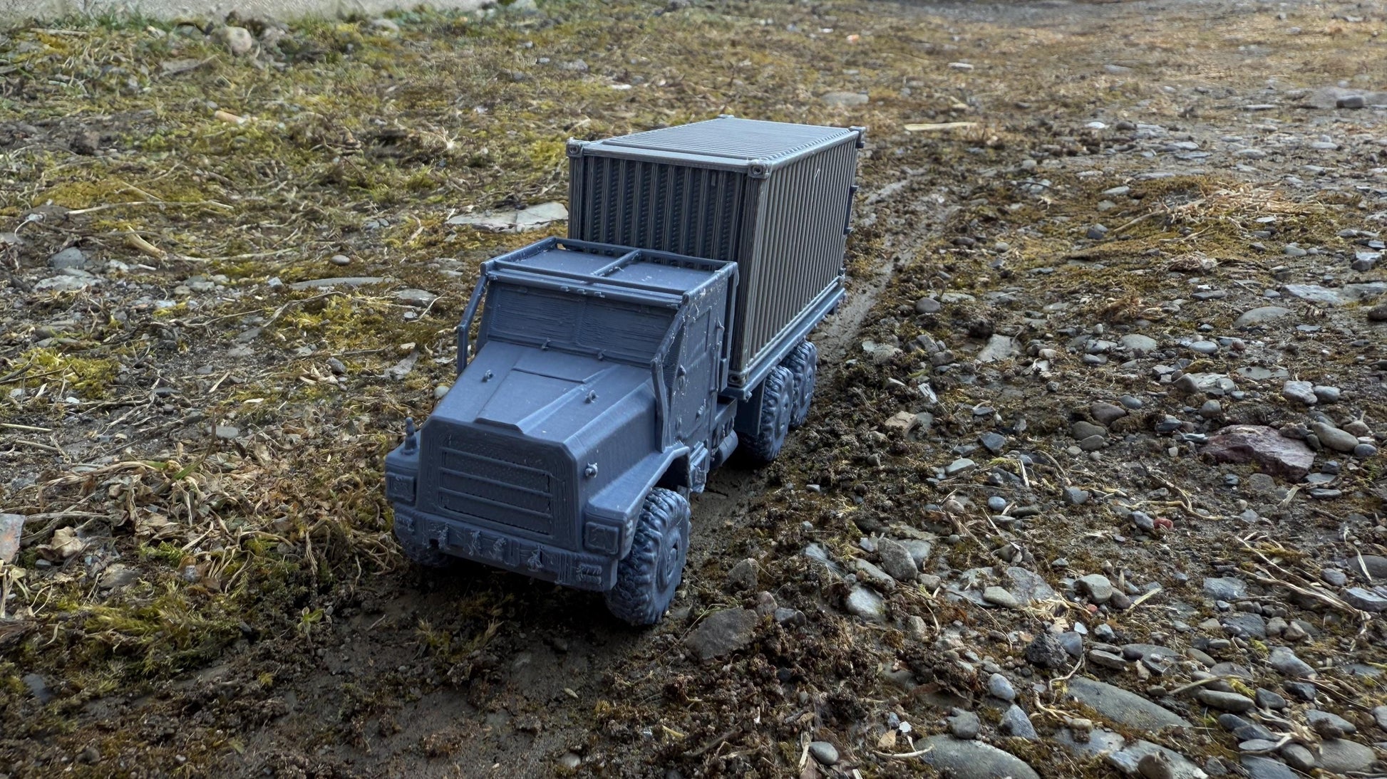 MTVR, 20ft Container carrier, Medium tactical vehicle replacement, Truck, Modern warfare, Tabletop terrain, WW2, Modern tank,