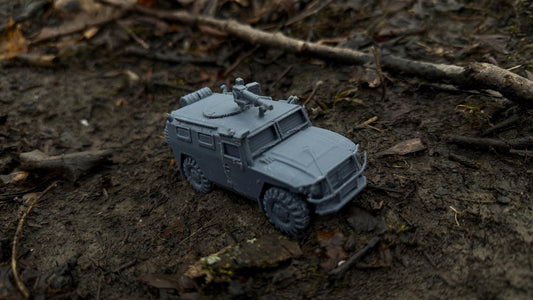 GAZ Tigr, Armored personnel vehicle, truck, soviet Era, Russian, Post War, cold war, tabletop gaming, tabletop terrain