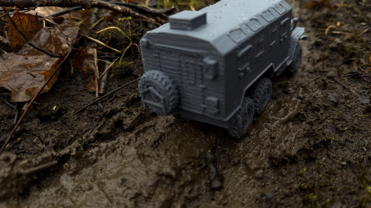 Ural 4320, KUNG, Truck, Soviet Era, Post War, cold war, tabletop gaming, tabletop terrain