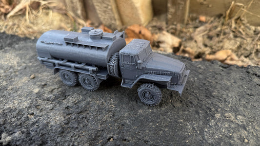 Ural 4320 Tanker, Fuel Truck, Truck, Soviet Era, Post War, cold war, tabletop gaming, tabletop terrain