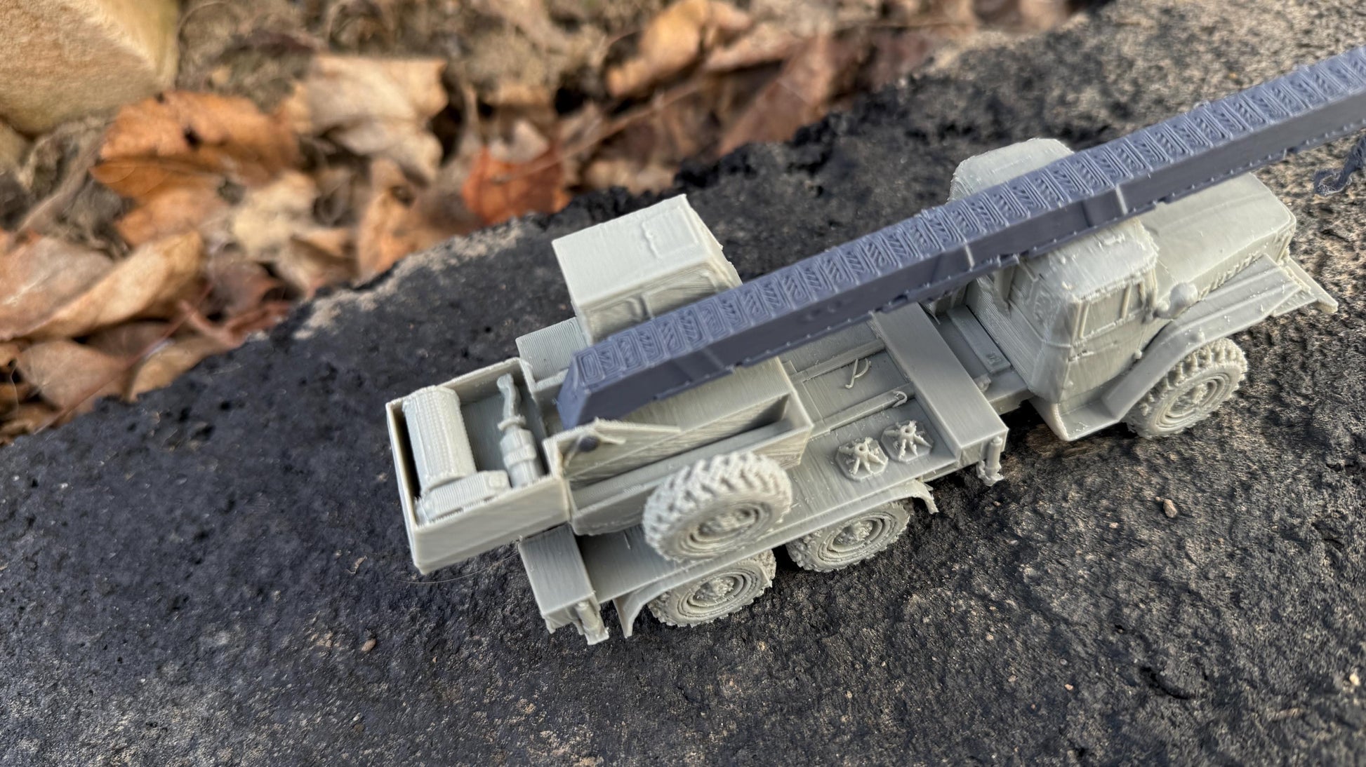 Ural 4320, Crane, recovery Truck, Truck, Soviet Era, Post War, cold war, tabletop gaming, tabletop terrain