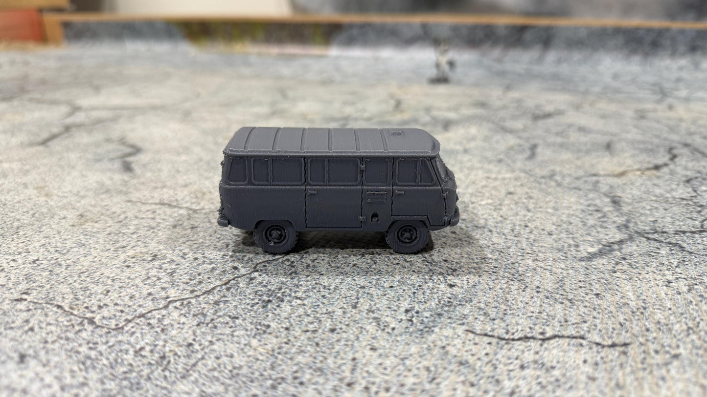 UAZ 452, car, Modern warfare, Tabletop terrain, WW2, Modern tank,