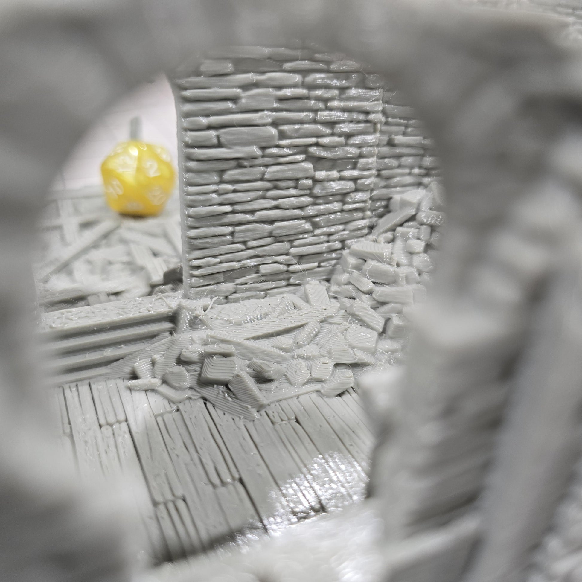 GoldCrown Tavern Ruin for DnD, Pathfinder, Bolt Action, Revolutionary War Games