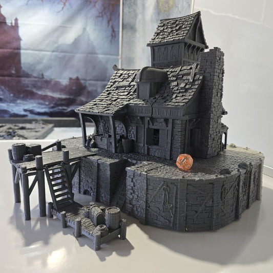 Ancrabourg, Fisherman's Hut, Port Royal, Skirmish, D&D Terrain, Tabletop Terrain