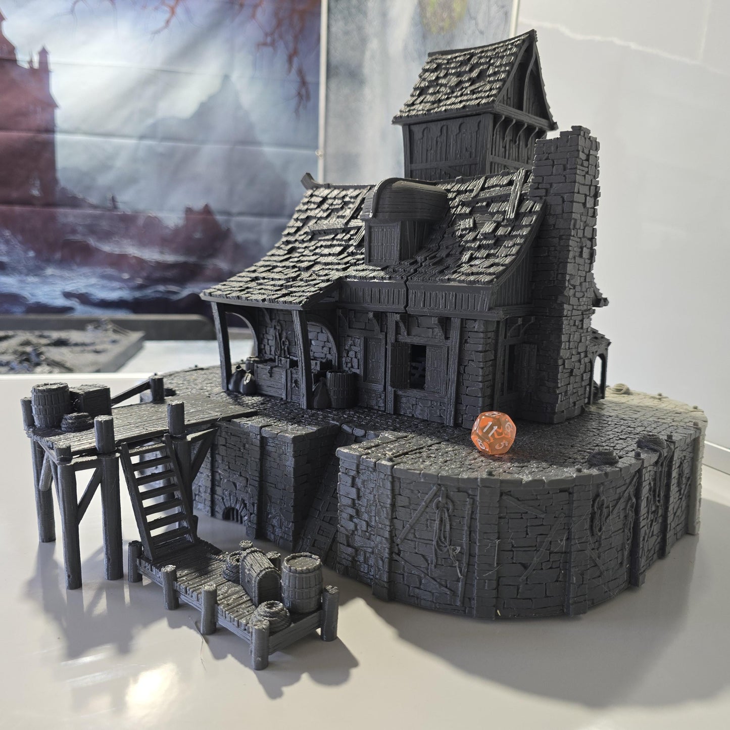 Ancrabourg, Fisherman's Hut, Port Royal, Skirmish, D&D Terrain, Tabletop Terrain
