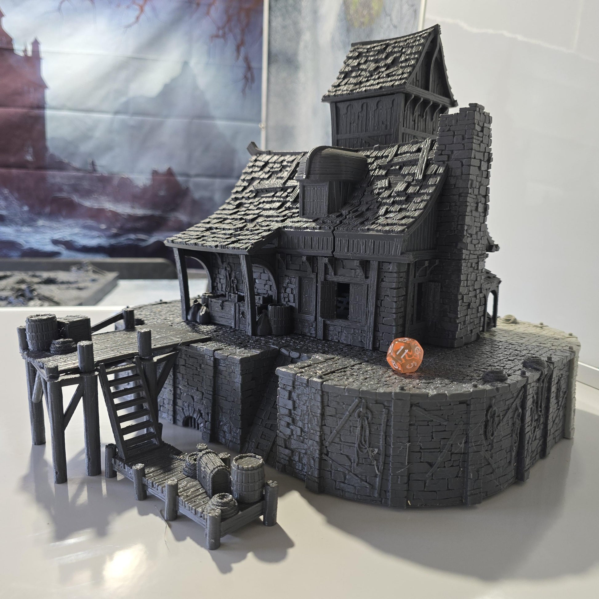 Ancrabourg, Fisherman's Hut, Port Royal, Skirmish, D&D Terrain, Tabletop Terrain
