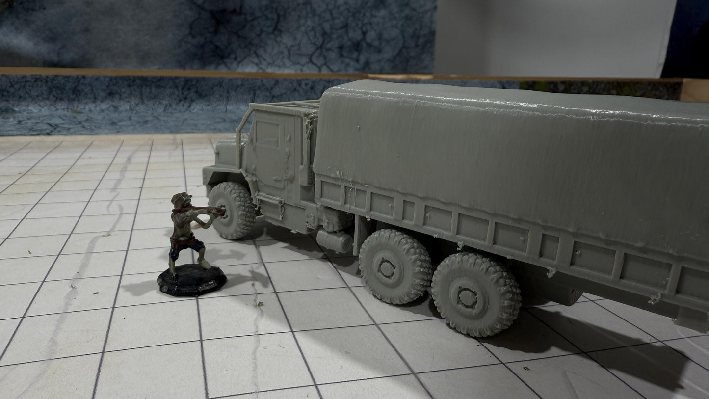 MTVR, Covered, Medium tactical vehicle replacement, Truck, Modern warfare, Tabletop terrain, WW2, Modern tank,