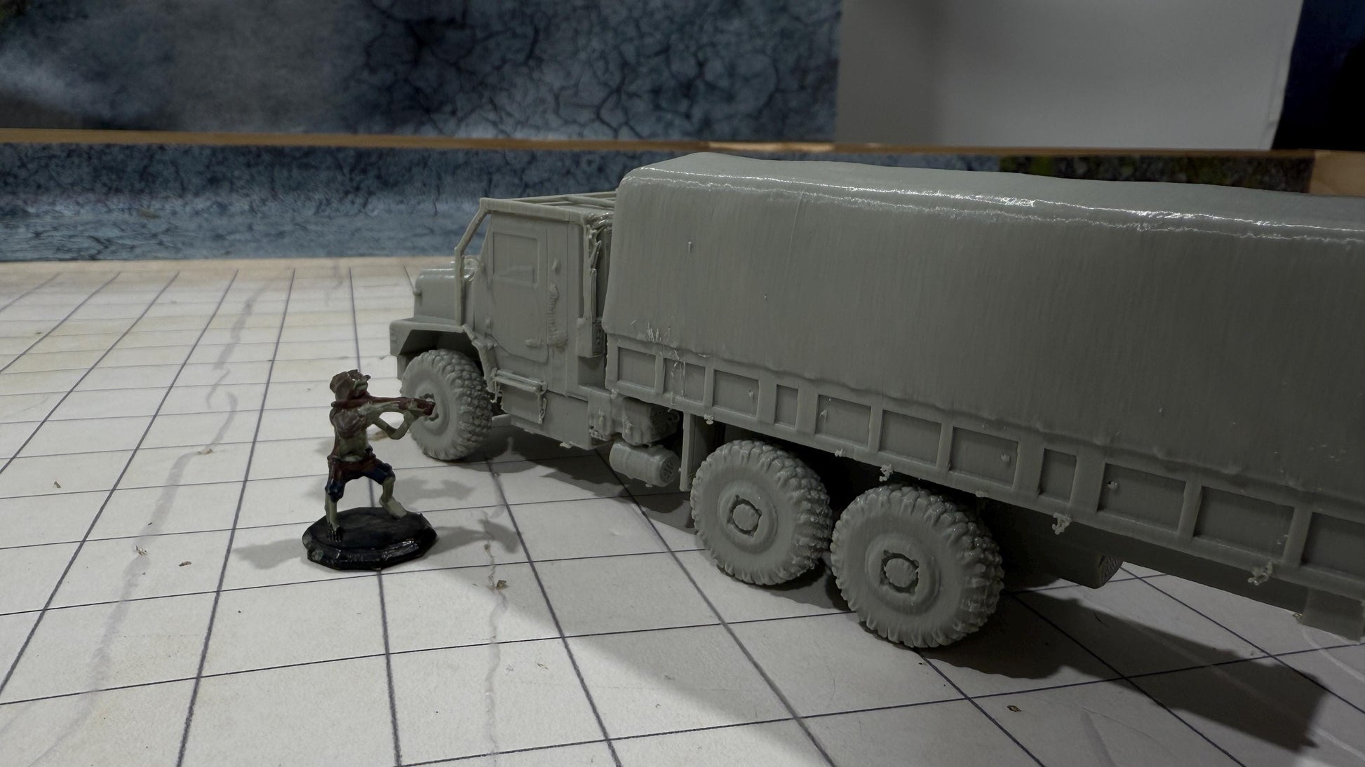 MTVR, Covered, Medium tactical vehicle replacement, Truck, Modern warfare, Tabletop terrain, WW2, Modern tank,