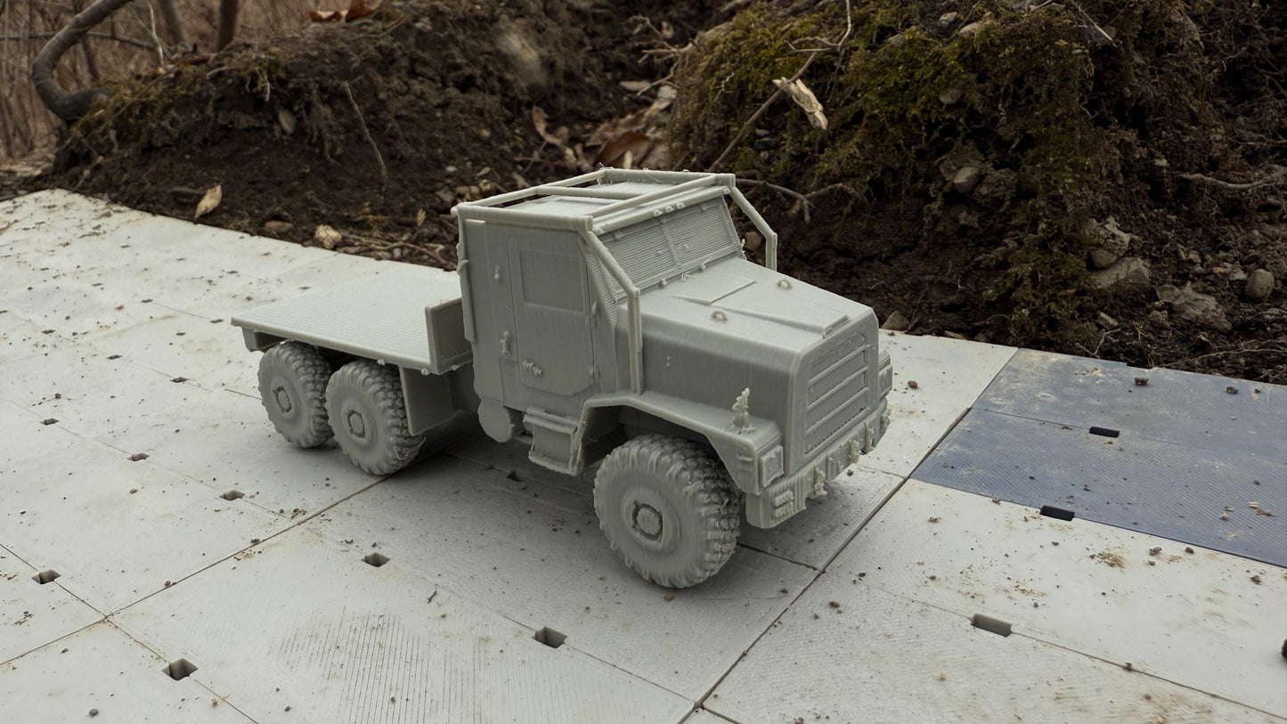MTVR, Short Flatbed, Medium tactical vehicle replacement, Truck, Modern warfare, Tabletop terrain, WW2, Modern tank,