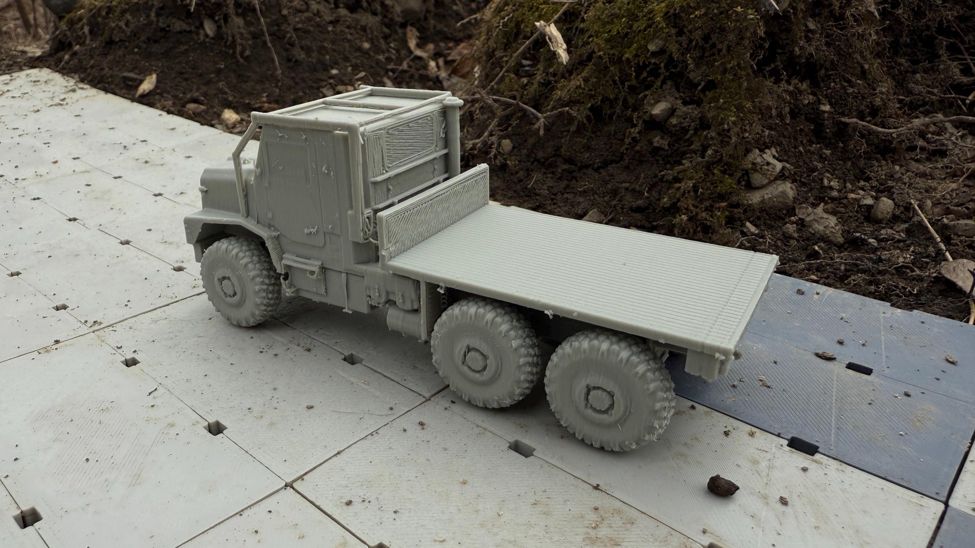 MTVR, Short Flatbed, Medium tactical vehicle replacement, Truck, Modern warfare, Tabletop terrain, WW2, Modern tank,