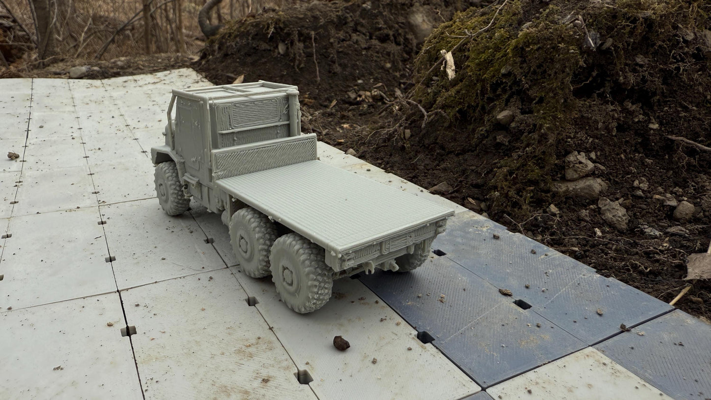 MTVR, Short Flatbed, Medium tactical vehicle replacement, Truck, Modern warfare, Tabletop terrain, WW2, Modern tank,