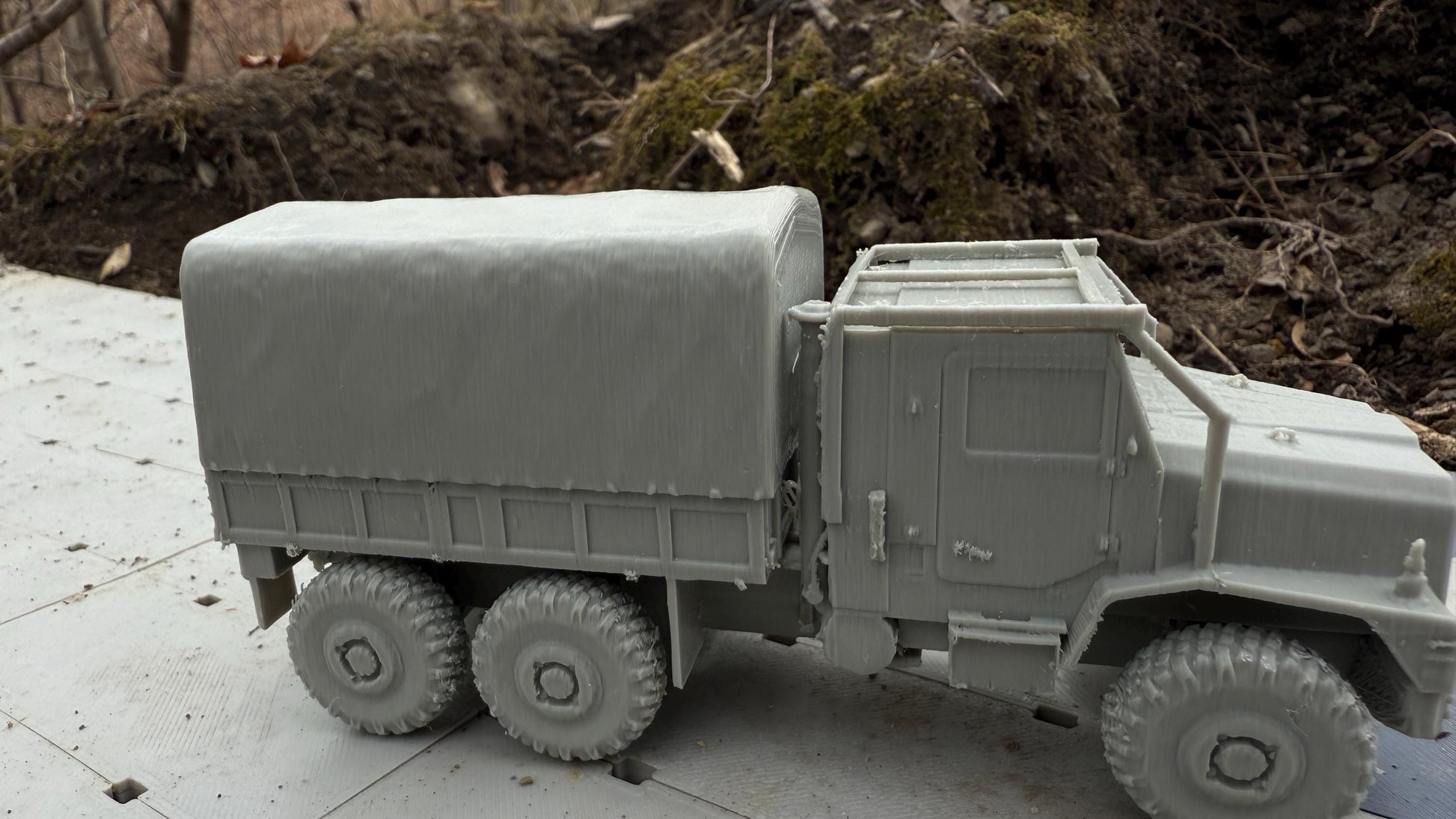 MTVR, Short Covered, Medium tactical vehicle replacement, Truck, Modern warfare, Tabletop terrain, WW2, Modern tank,