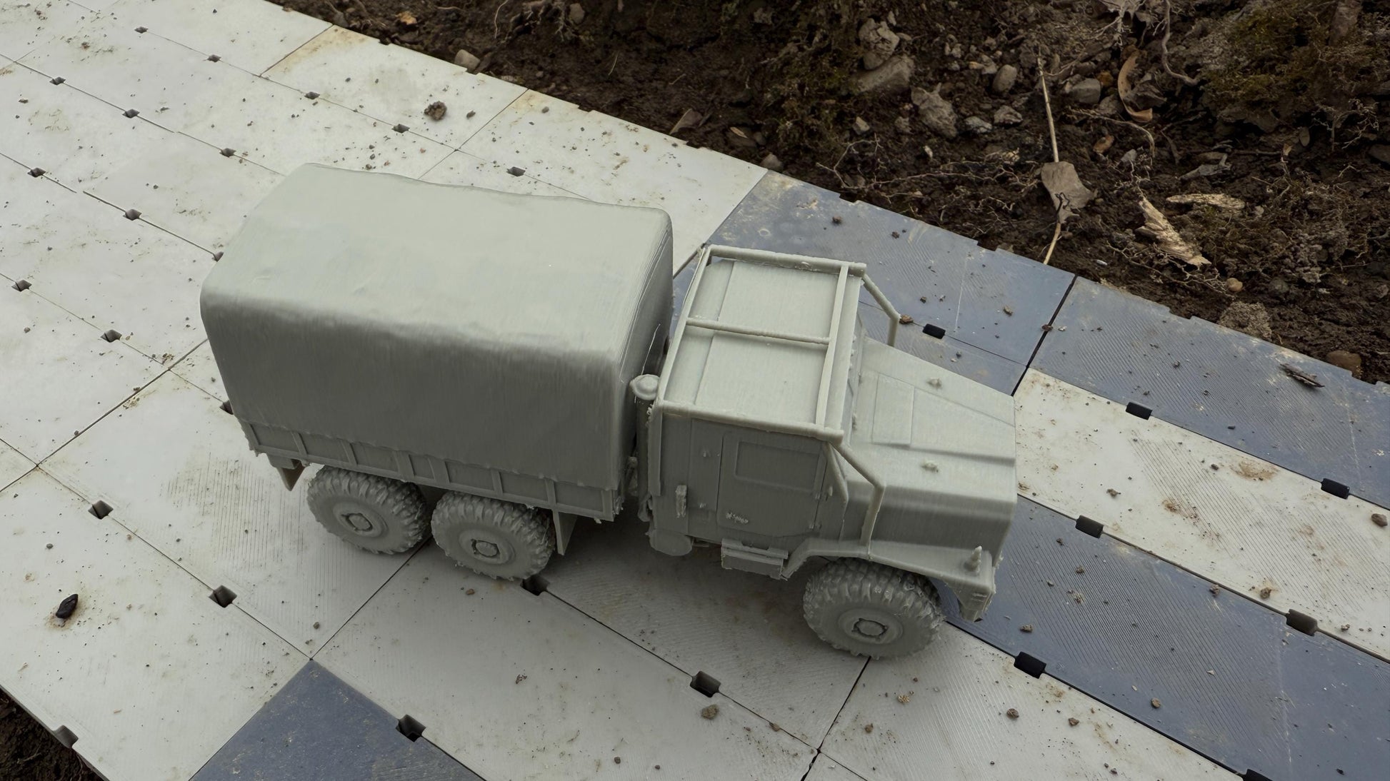 MTVR, Short Covered, Medium tactical vehicle replacement, Truck, Modern warfare, Tabletop terrain, WW2, Modern tank,