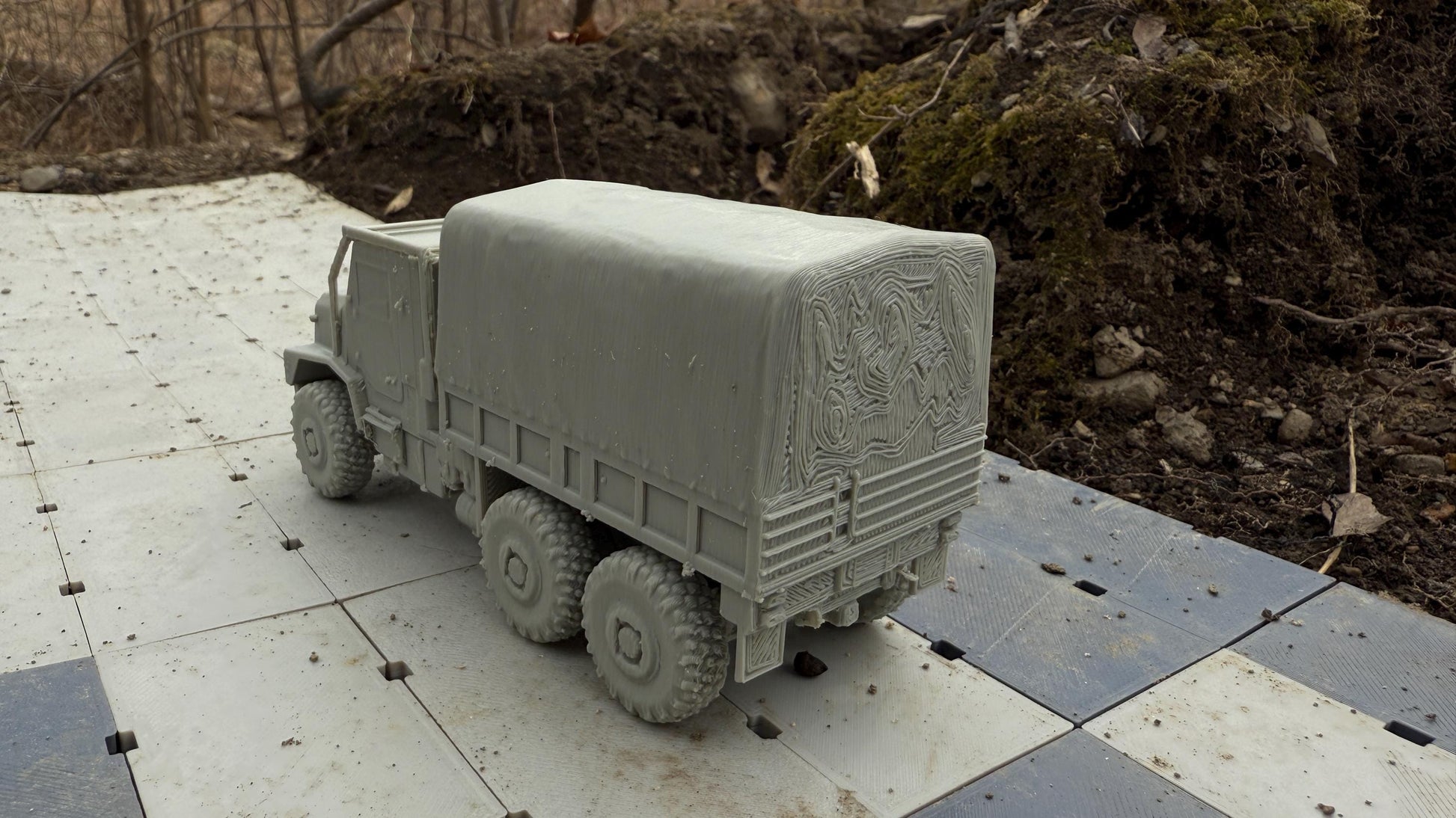 MTVR, Short Covered, Medium tactical vehicle replacement, Truck, Modern warfare, Tabletop terrain, WW2, Modern tank,