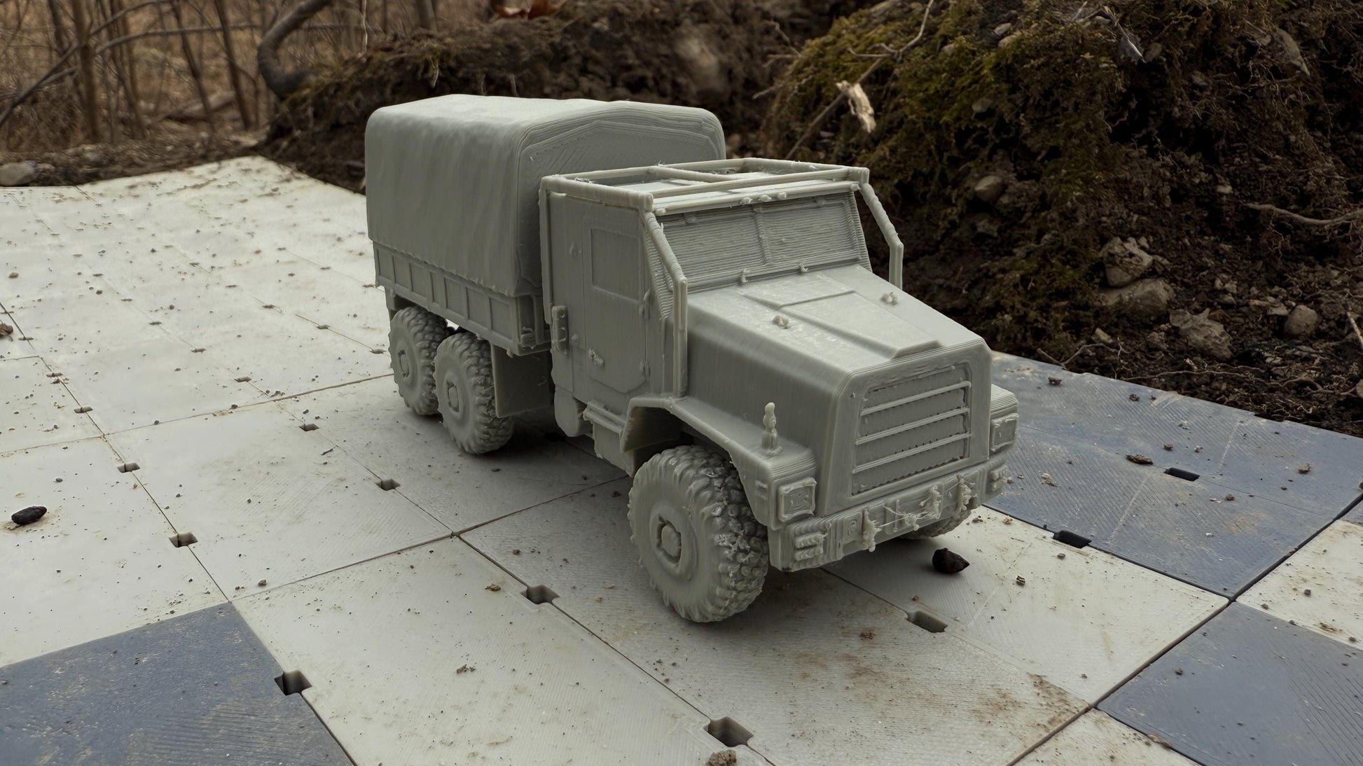 MTVR, Short Covered, Medium tactical vehicle replacement, Truck, Modern warfare, Tabletop terrain, WW2, Modern tank,