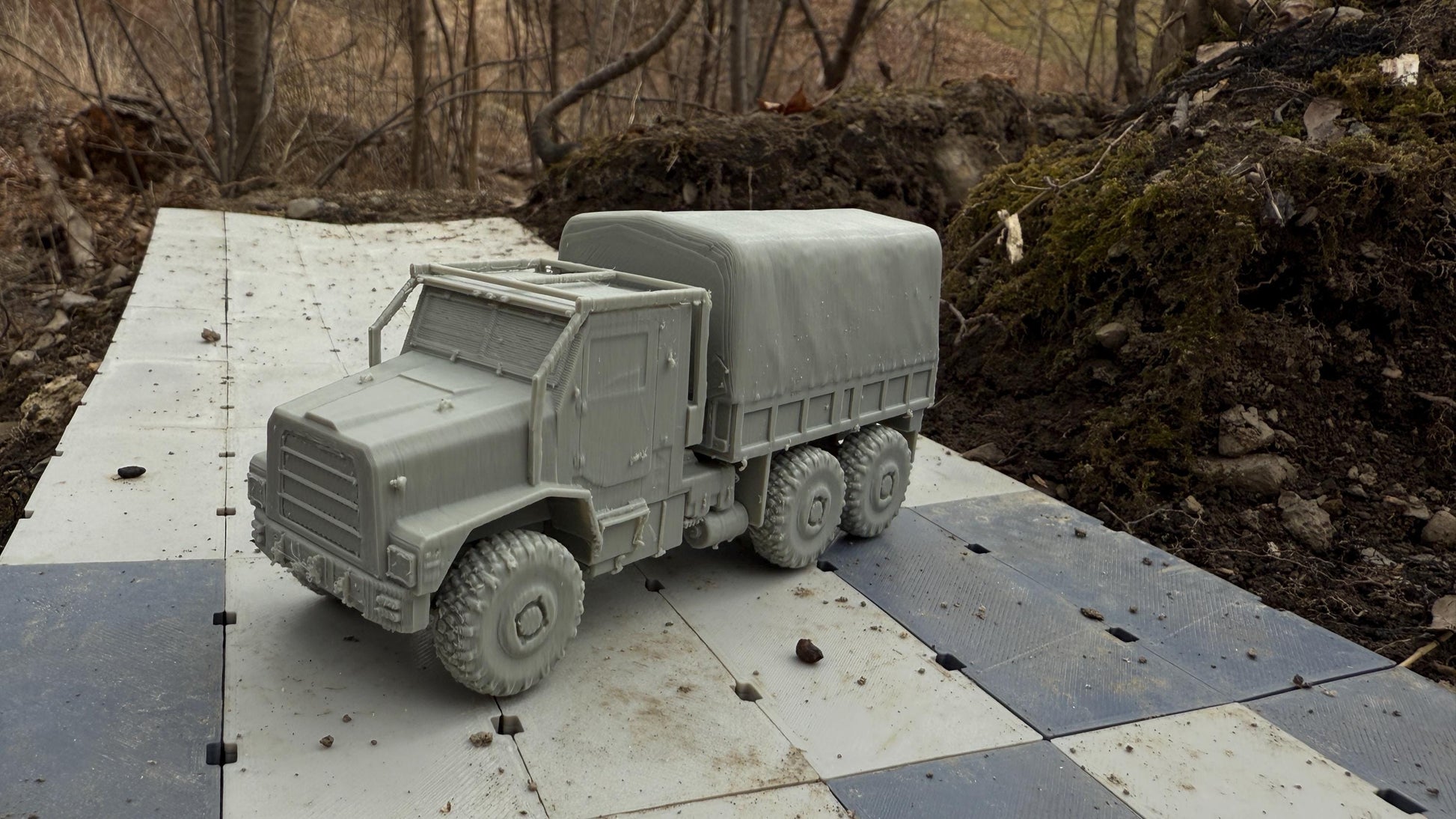 MTVR, Short Covered, Medium tactical vehicle replacement, Truck, Modern warfare, Tabletop terrain, WW2, Modern tank,
