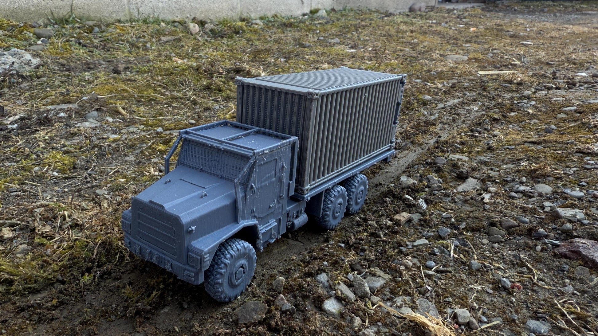 MTVR, 20ft Container carrier, Medium tactical vehicle replacement, Truck, Modern warfare, Tabletop terrain, WW2, Modern tank,