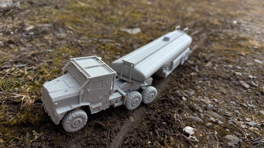 MTVR, Tanker trailer, M970, Medium tactical vehicle replacement, Truck, Modern warfare, Tabletop terrain, WW2, Modern tank,