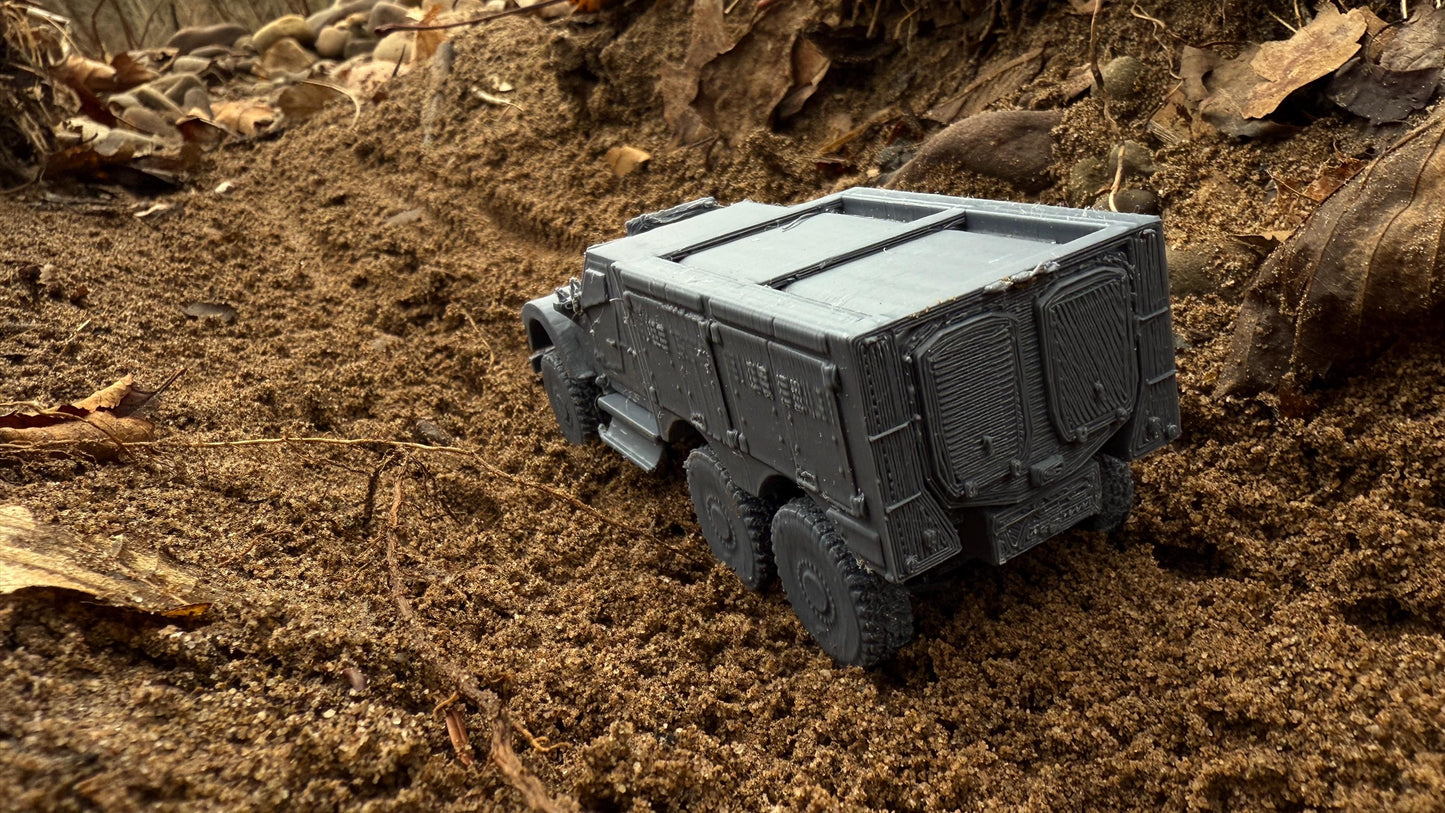 MATV, MRAP, 6x6, Assault, All Terrain vehicle, Truck, Modern warfare, Tabletop terrain, WW2, Modern tank,