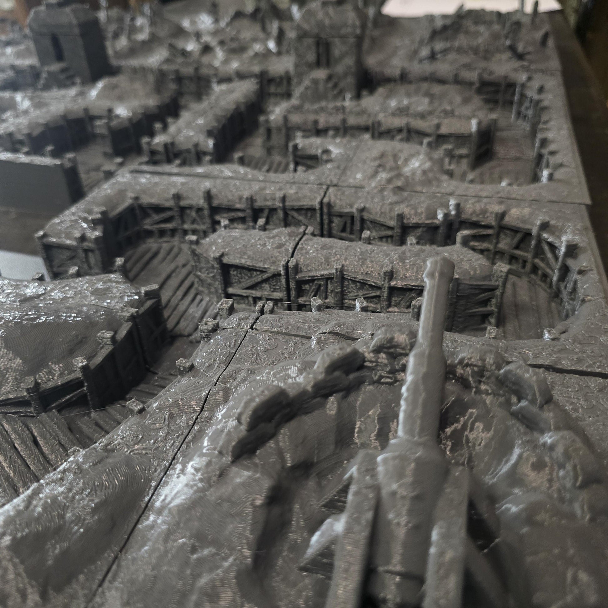 Trench Battle Zone: Historical Wargaming Terrain for Tabletop RPGs, Trench terrain