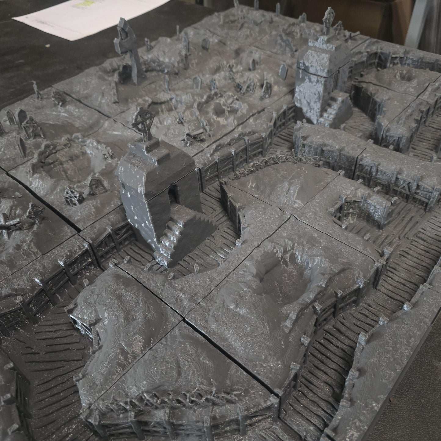 Trench Battle Zone: Historical Wargaming Terrain for Tabletop RPGs, Trench terrain