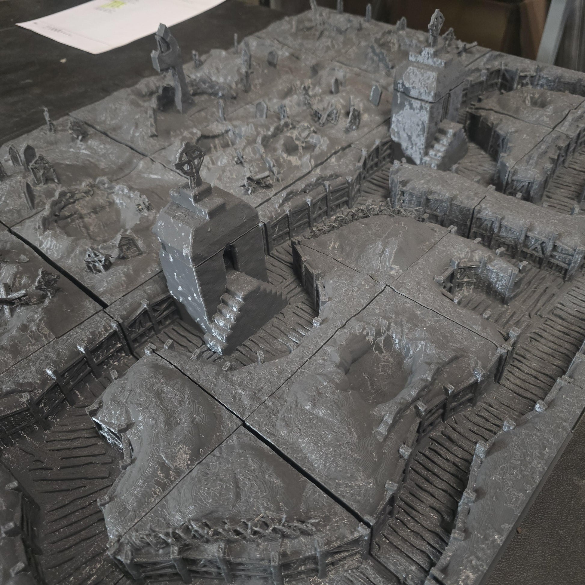 Trench Battle Zone: Historical Wargaming Terrain for Tabletop RPGs, Trench terrain