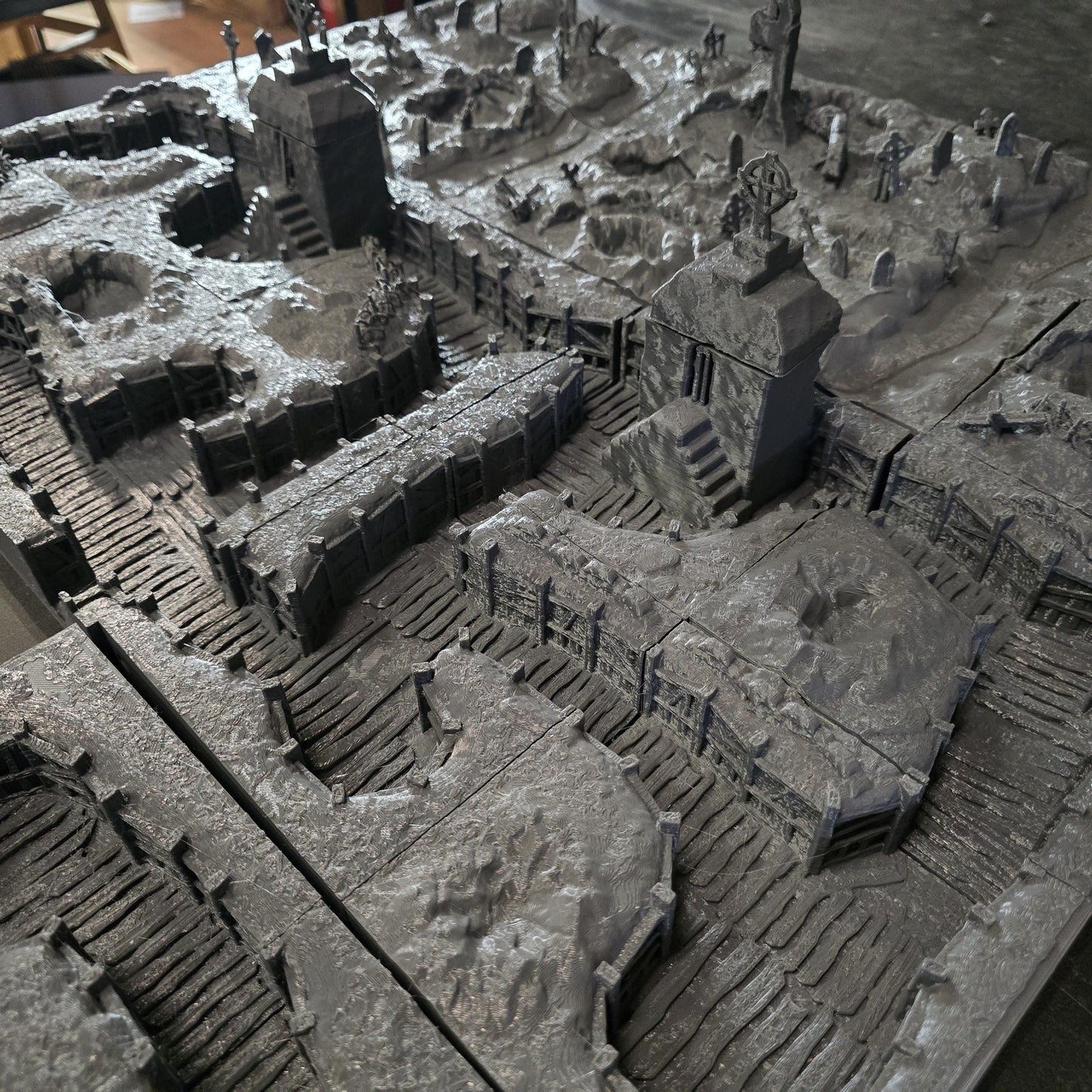 Trench Battle Zone: Historical Wargaming Terrain for Tabletop RPGs, Trench terrain