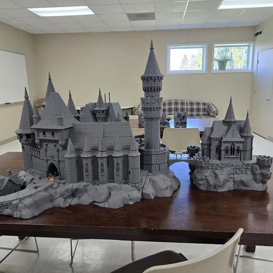 Castle Dracul-32mm, Curse of Strahd, Castle Terrain, Castle Complex, Ravenloft, Vampire terrain, wargaming