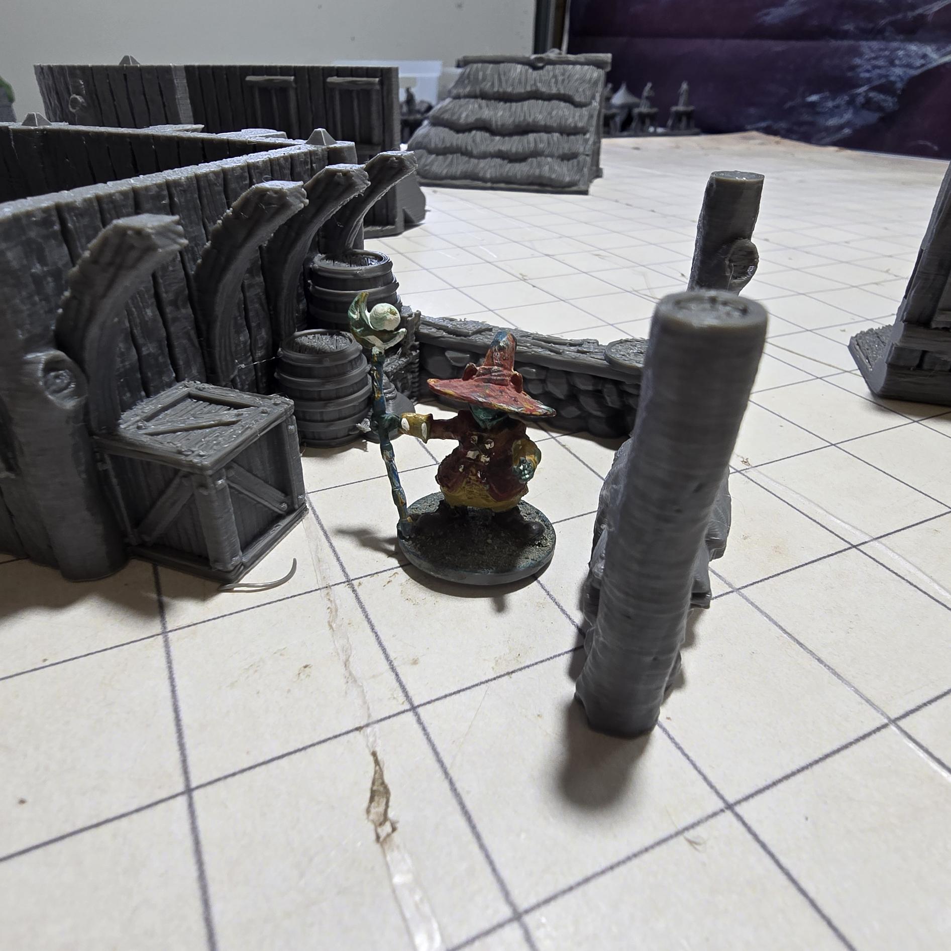 Viking Market Building: Medieval Era Marketplace Model for Tabletop RPGs and Dioramas