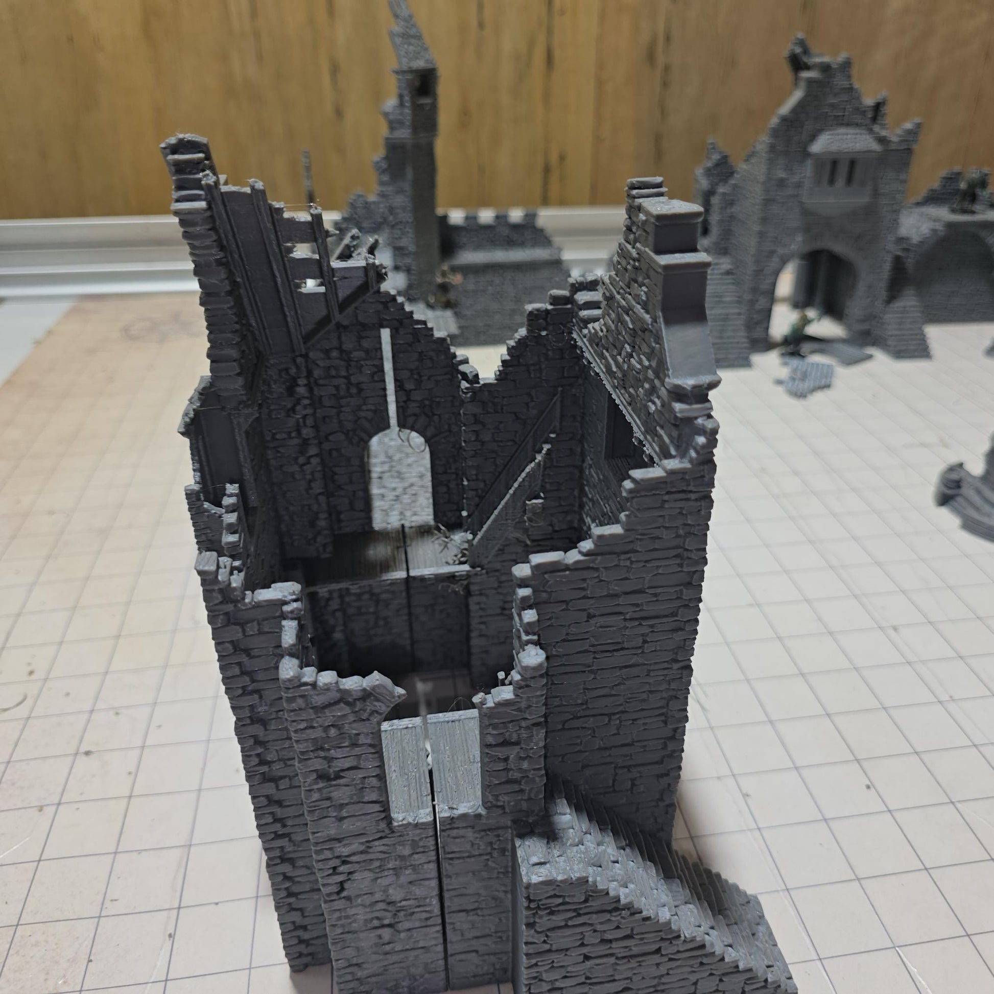 Town Wall Ruins for DnD, Pathfinder, Bolt Action, Revolutionary War Games