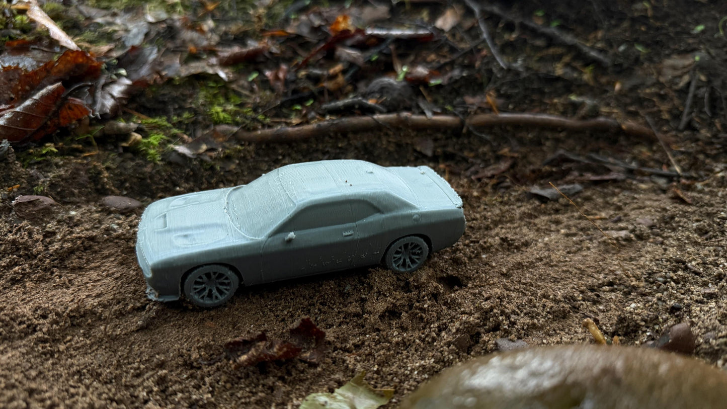 Dodge Challenger concept car, civilian car, Modern warfare, Tabletop terrain, WW2, Modern tank,