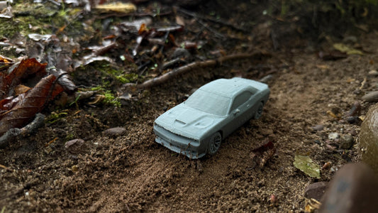 Dodge Challenger concept car, civilian car, Modern warfare, Tabletop terrain, WW2, Modern tank,