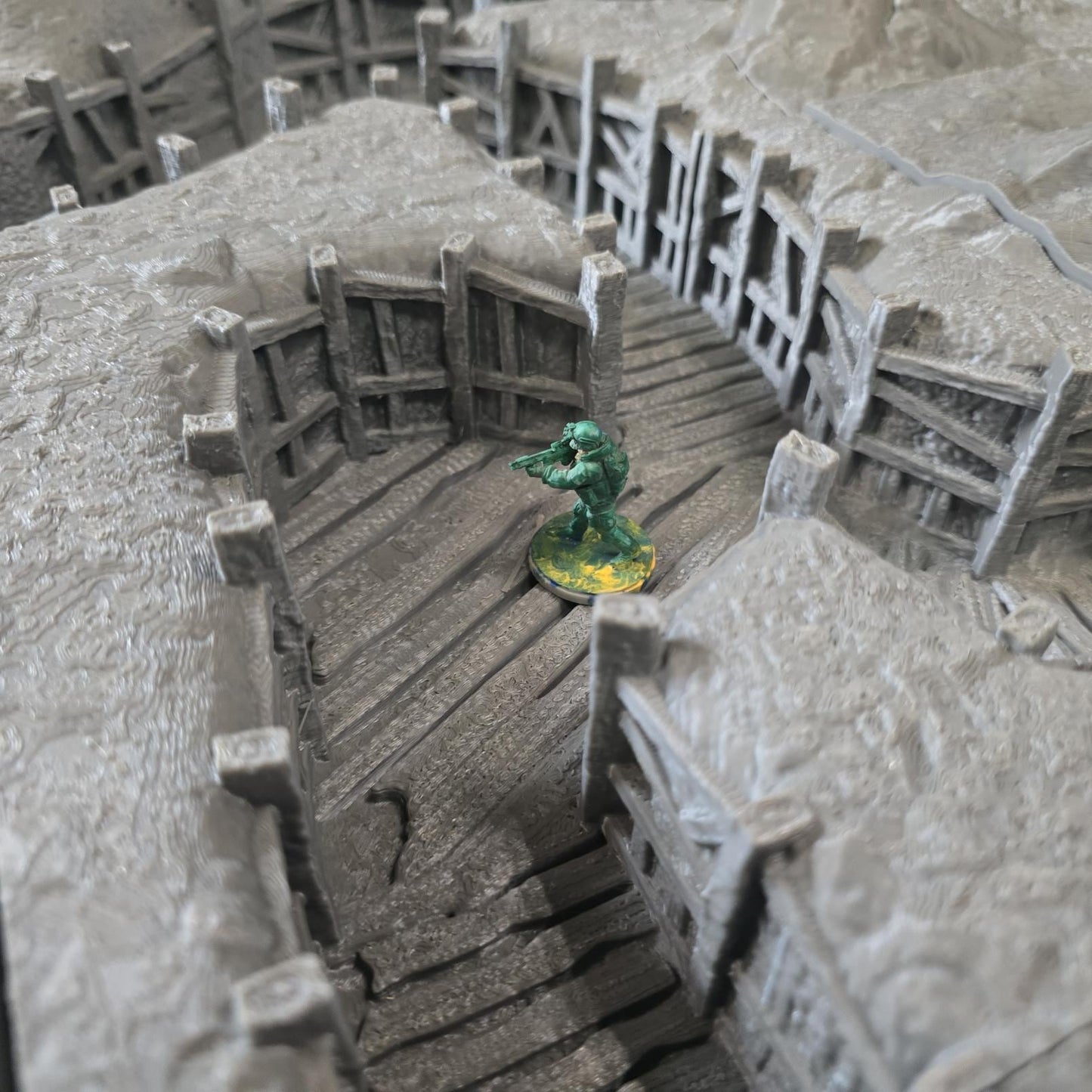 Trench Battle Zone: Historical Wargaming Terrain for Tabletop RPGs, Trench terrain