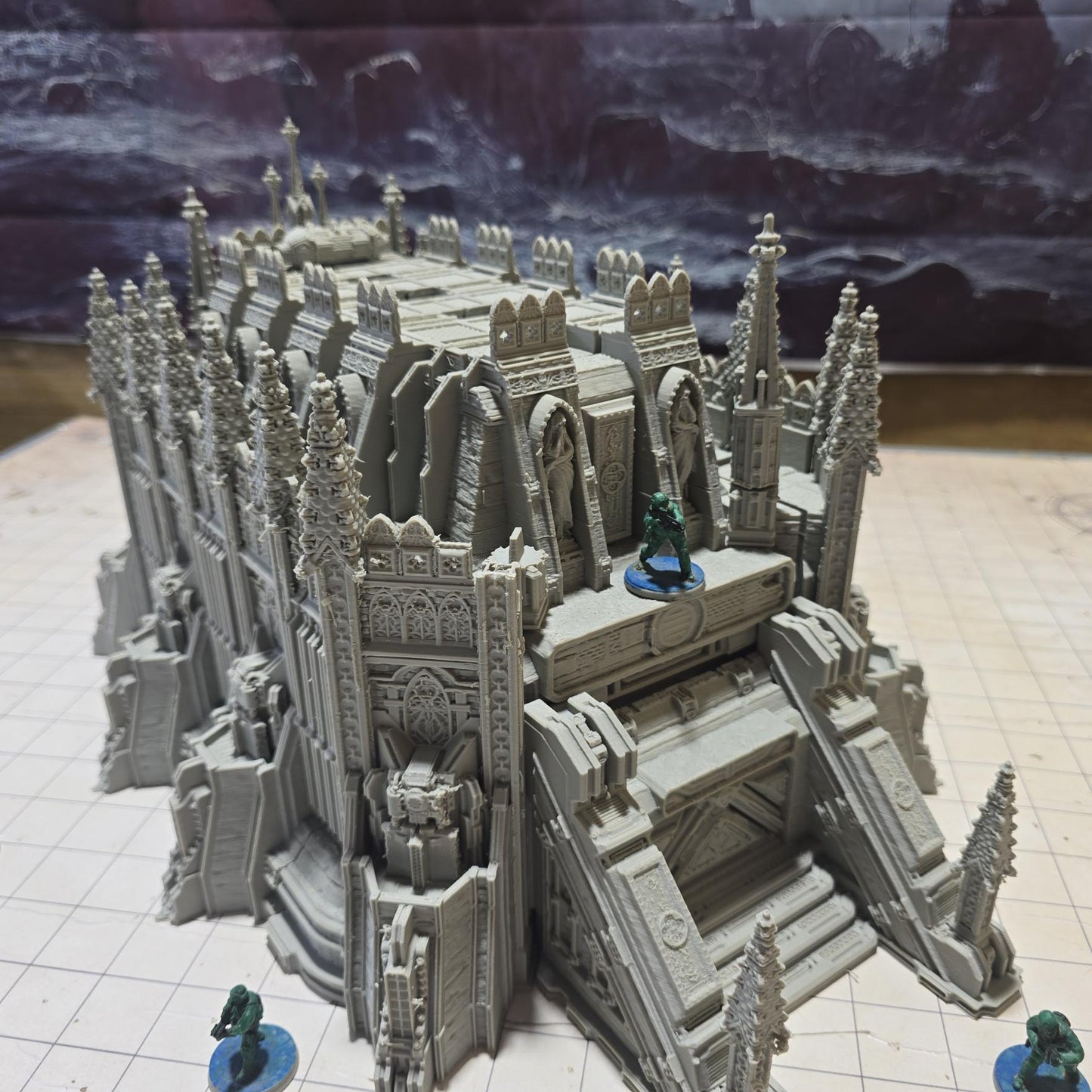 Military Command Tower Model, Imperium Era Grimdark Arch Gate: Tabletop Terrain and Model Railroading