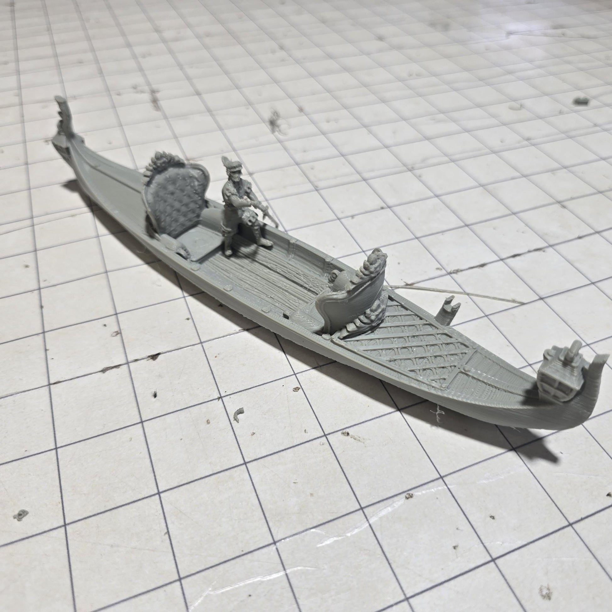 Gondola di Lusso: Renaissance Luxury Gondola 28MM Tabletop Terrain, Model Railroading, Gaming