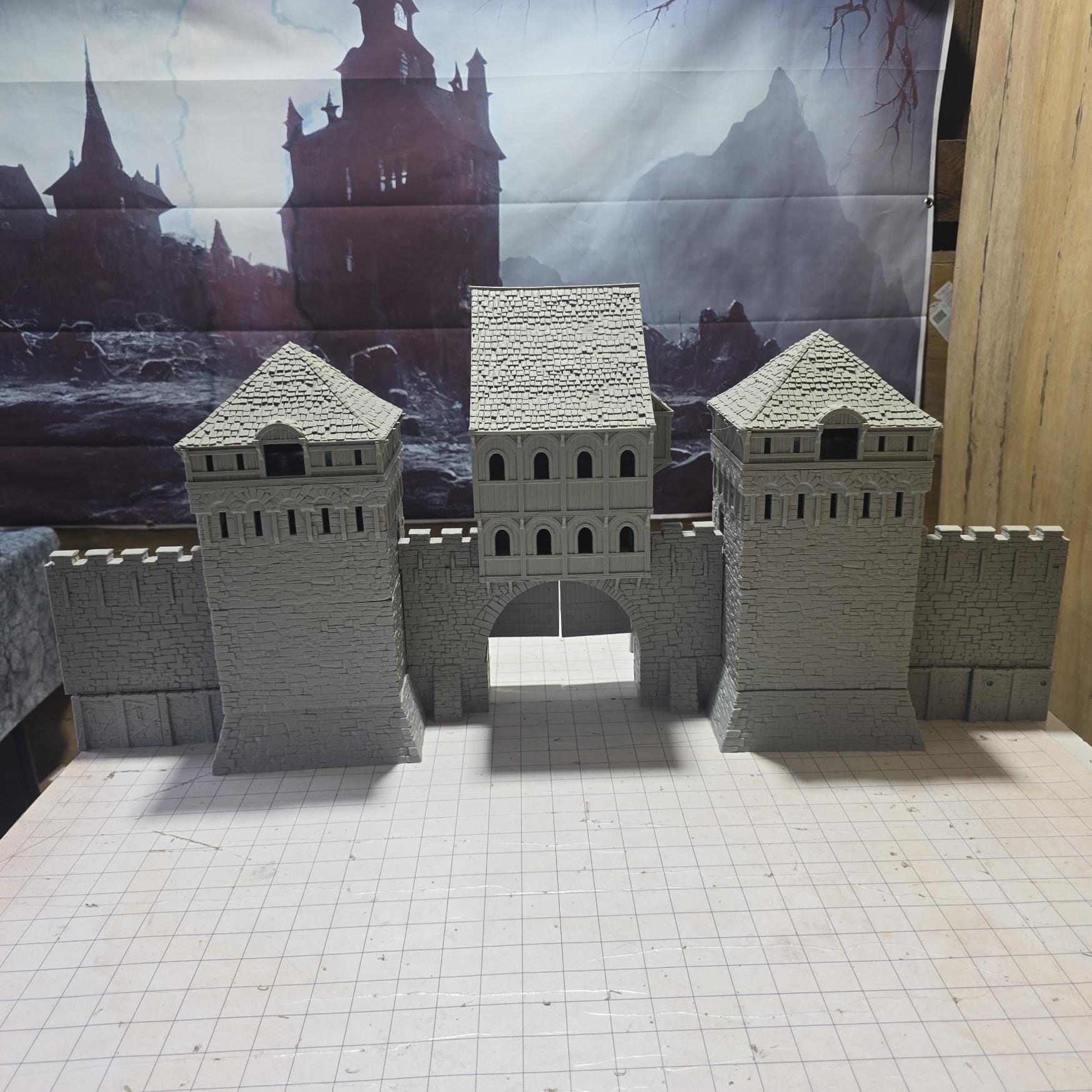 Ancrabourg City Gate and Walls, Port walls, Port Royal, Skirmish, D&D Terrain, Tabletop Terrain