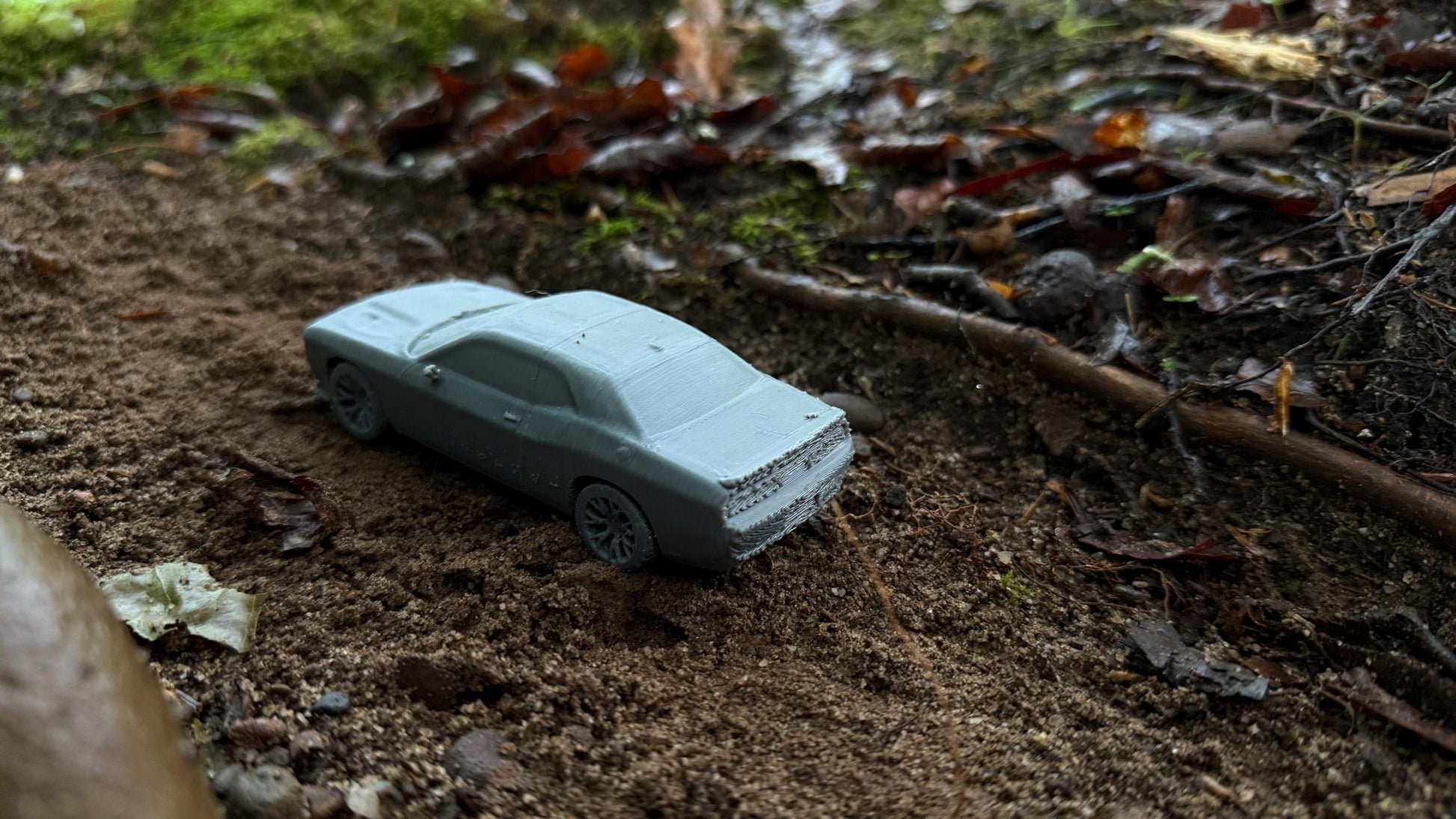 Dodge Challenger concept car, civilian car, Modern warfare, Tabletop terrain, WW2, Modern tank,
