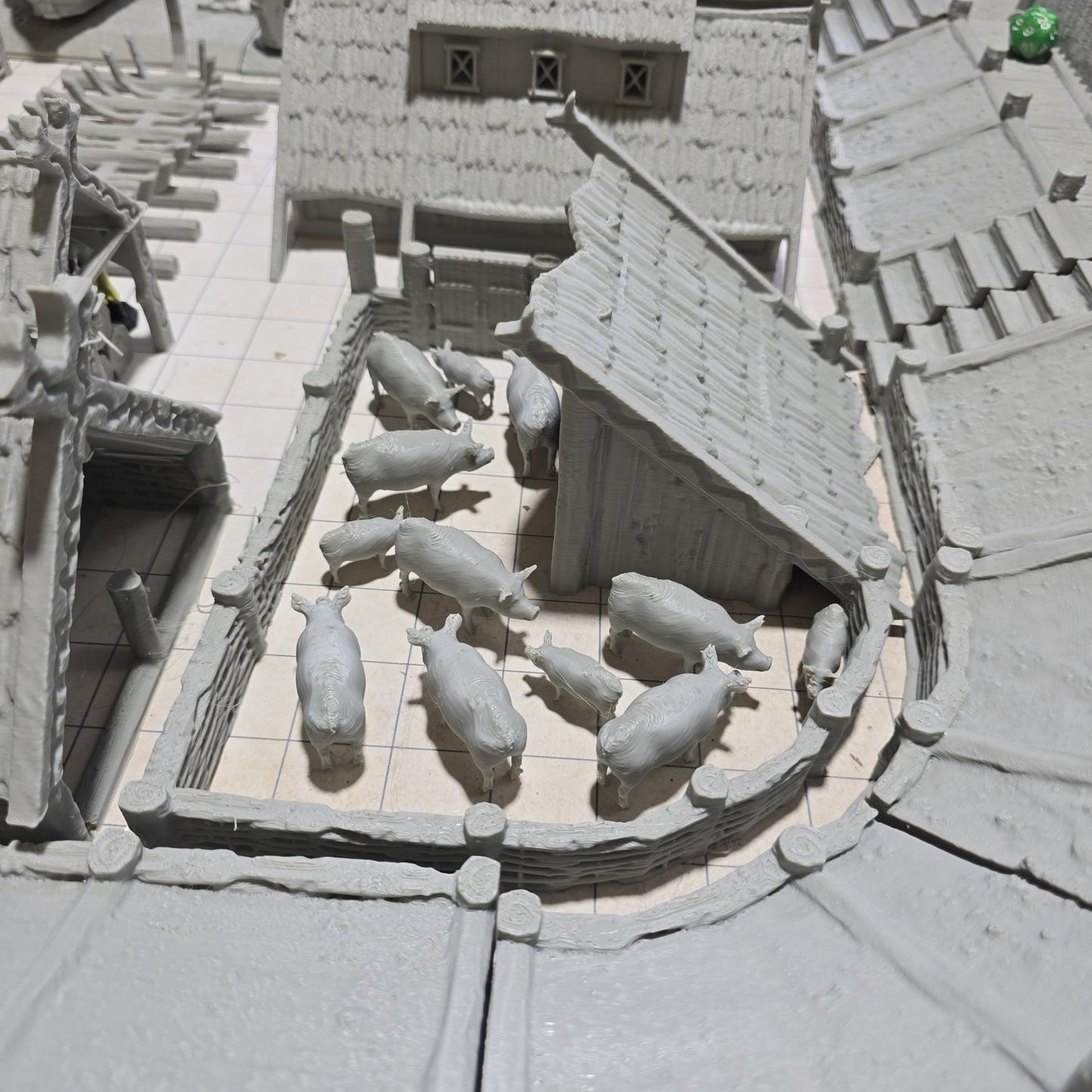 32mm Viking Seaside Village, Viking Village Set, Village Set