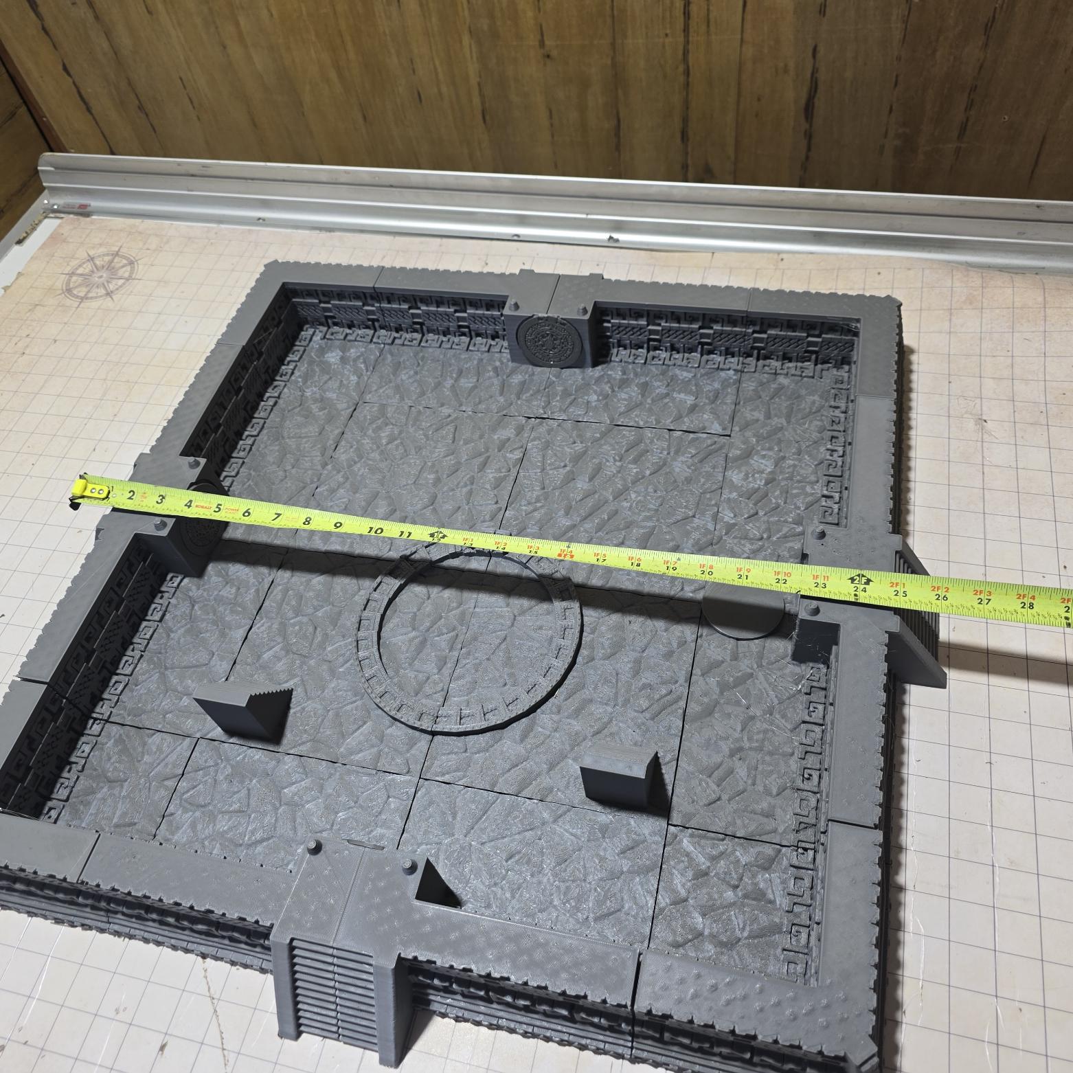 Ancient Jungle Temple Ruins: Aztec-inspired 3D Printable Model Set for Tabletop RPGs and Historical Wargames