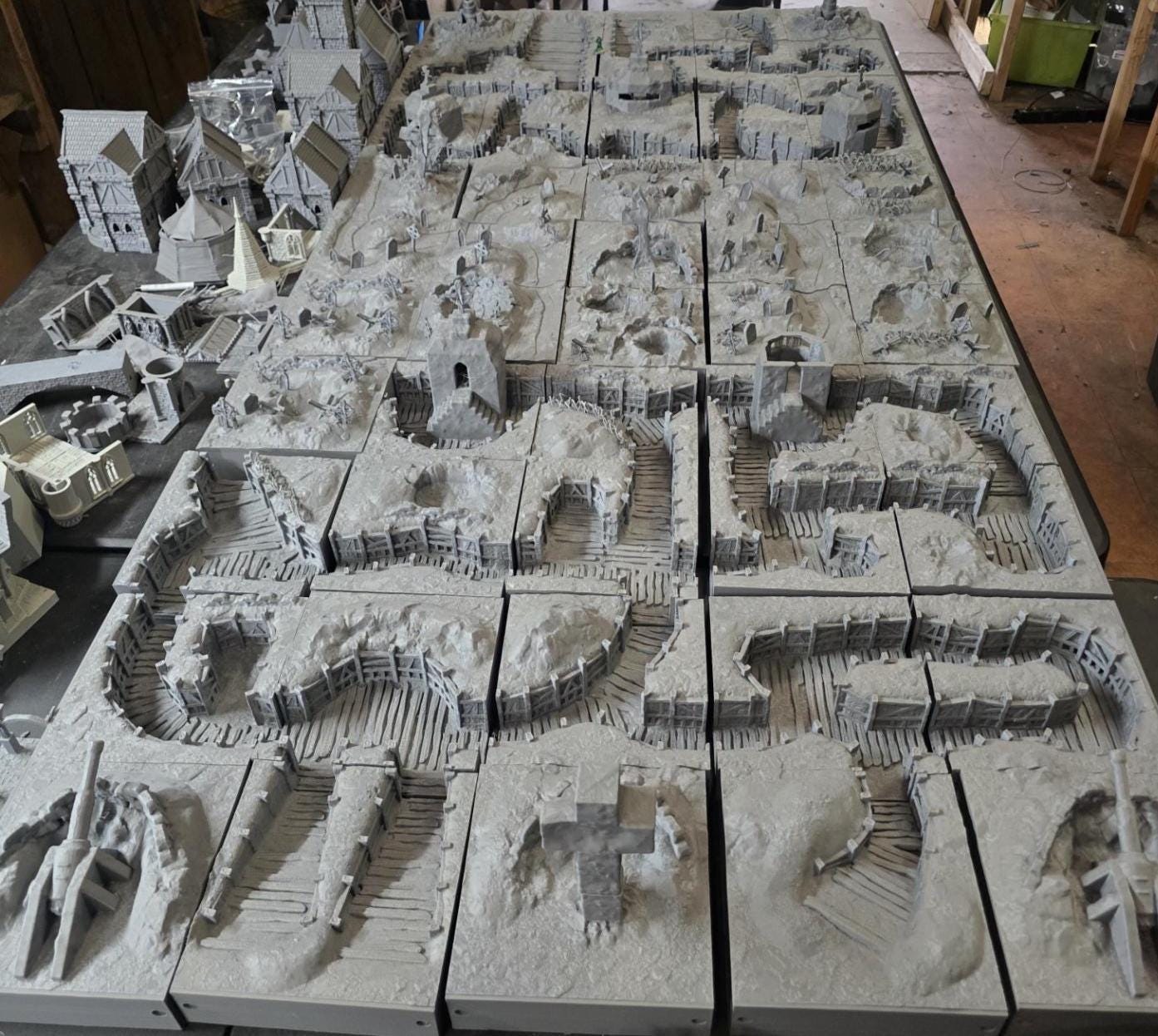 Trench Battle Zone: Historical Wargaming Terrain for Tabletop RPGs, Trench terrain