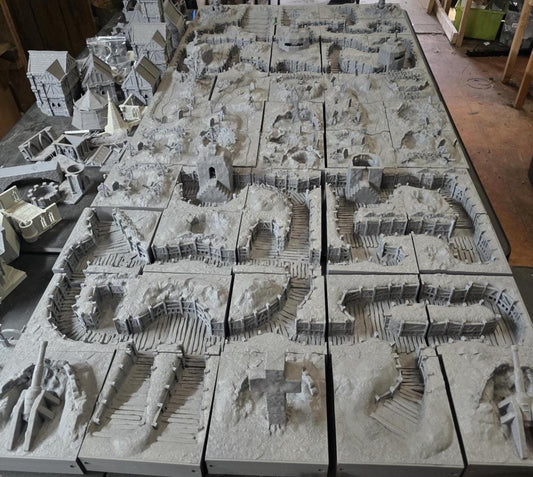Trench Battle Zone: Historical Wargaming Terrain for Tabletop RPGs, Trench terrain