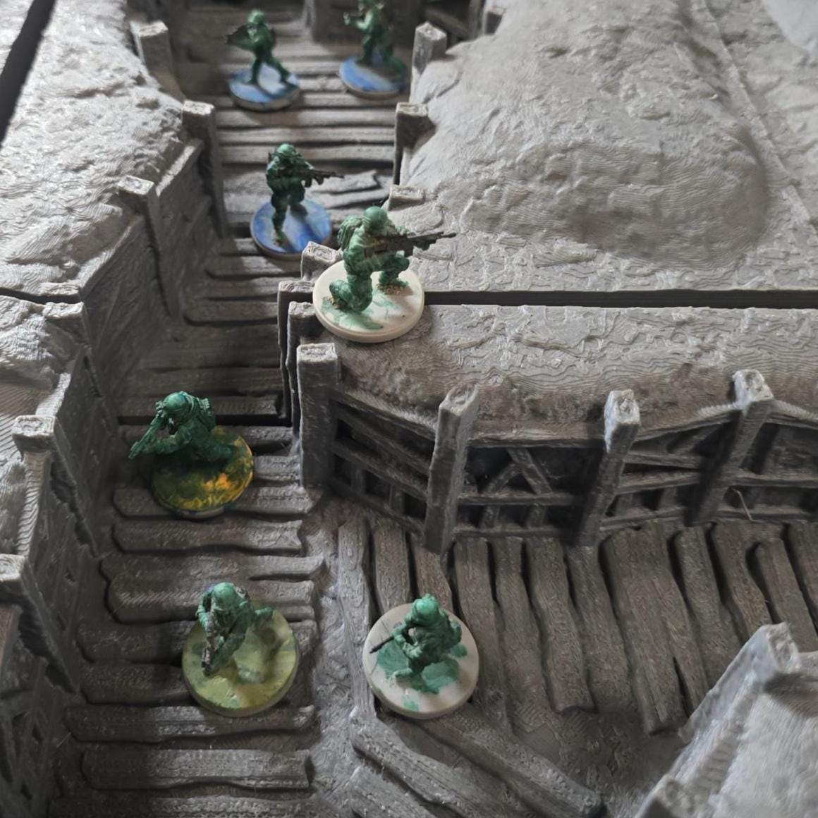 Trench Battle Zone: Historical Wargaming Terrain for Tabletop RPGs, Trench terrain