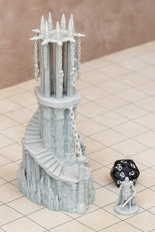 Chaos Torture Tower: Dark Ages Fortress - Perfect for Dark Fantasy Tabletop Games