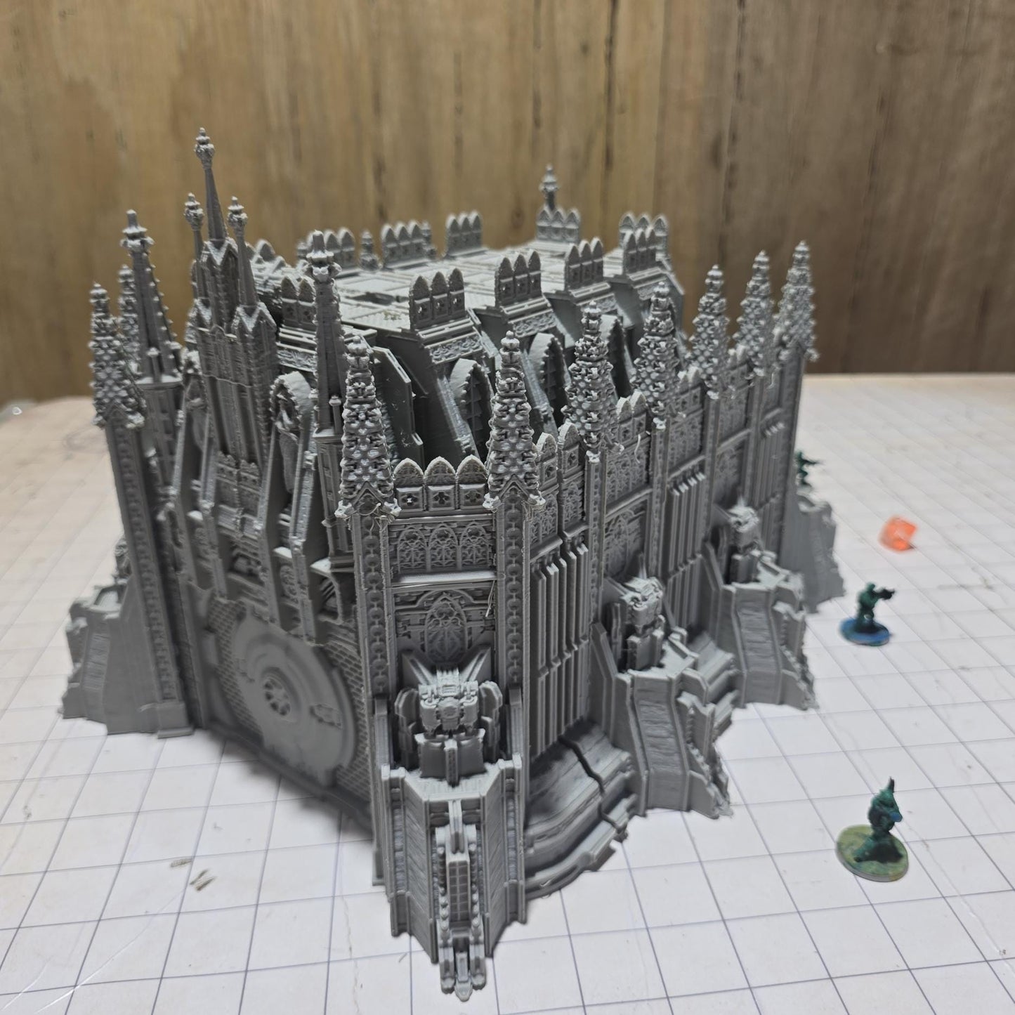 Military Command Tower Model, Imperium Era Grimdark Arch Gate: Tabletop Terrain and Model Railroading